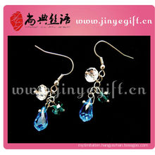 Fashion Jewellery Handmade Light Sapphire Blue Petite Drop Earrings